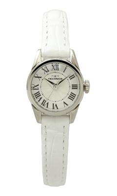 Technos T9926SW Women's Three-Hand Watch, White