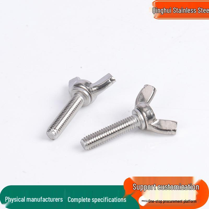 304 Edelstahl Schmetterlingsflügel-Schrauben M4-M12