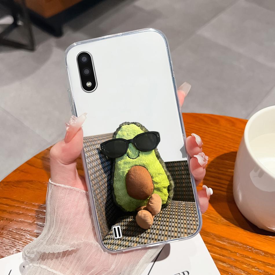 For Samsung Galaxy A01 M01 Core Case Gradient Flowers Soft TPU Silicone Phone Cases For Samsung A 01 M 01 Protective Back Cover