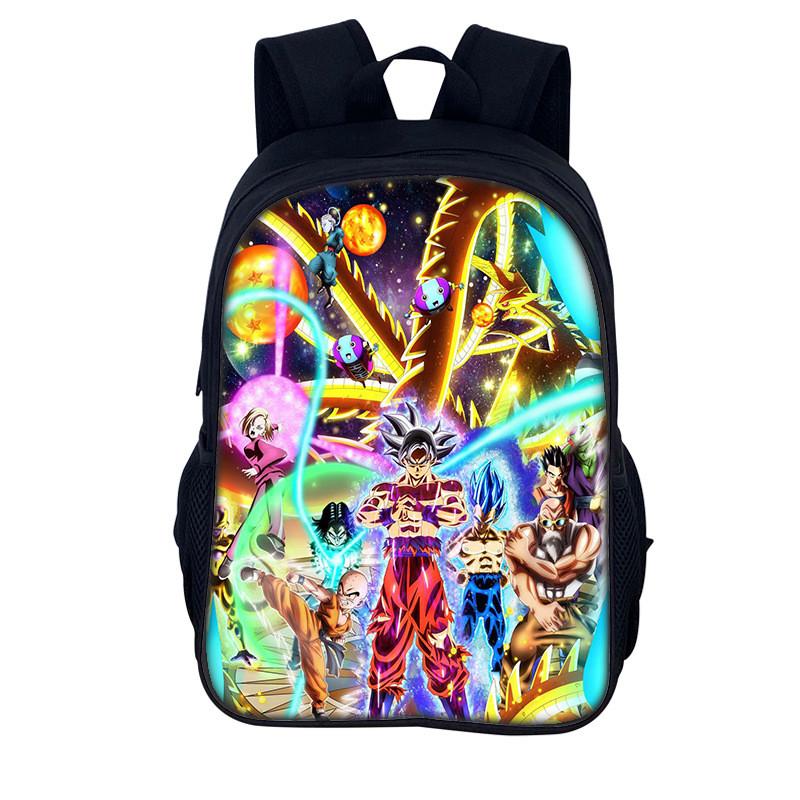 Dragon Ball Ryggsäck För Män Kvinnor Nylon Vardaglig Skolresväska