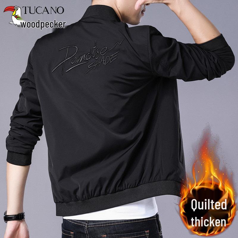 2025 Men s Cotton-Padded Baseball Jacket - Spring/Autumn Collection 175/L for 120-135 lbs