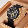 Men's Quartz Watch Silicone Multifunctional Business Men's Watch
