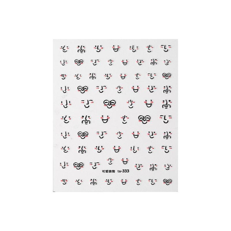 

3D забавные наклейки для ногтей с выражением дофамина, милые желейные наклейки для дизайна ногтей, забавный набор выражений, рельефная ручная бухгалтерская книга, декор для маникюра своими руками