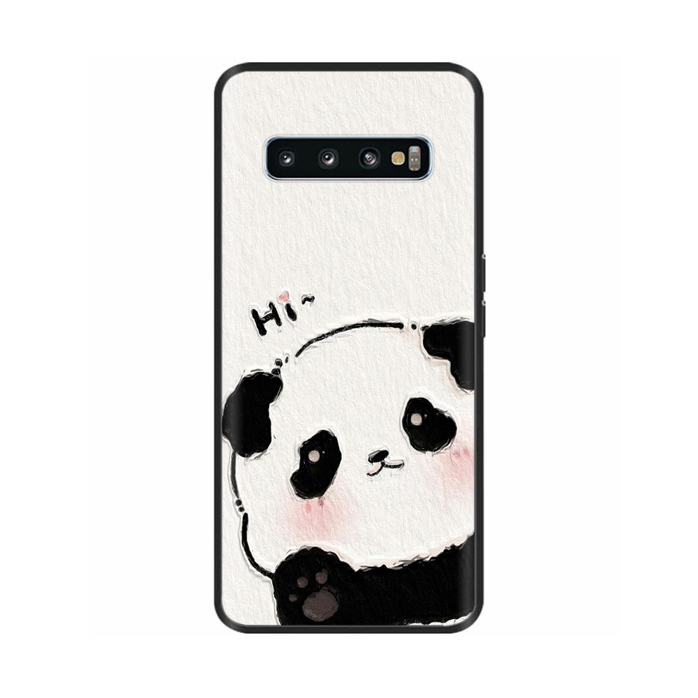 Shockproof Cover For Samsung Galaxy S10 Phone Case Animals Painted Shell For Samsung S10 Plus S10+ S 10 Soft Silicone Back Cover