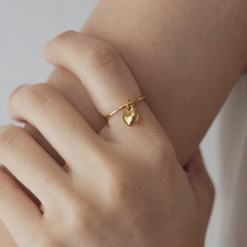 MERRYMOTIVE Small Heart Simple Surgical Ring