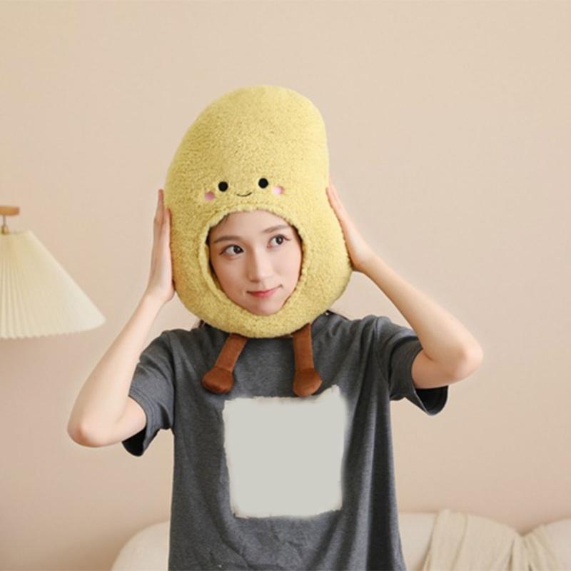 Lightweight Potato Costume Headpiece Adjustable Strap Photography Prop For Children Party Theme Role Play