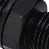 1Pair 6AN‑1Celsius4NPS   Oil Cooler Adapter Fitting Aluminium Alloy Rustproof Black