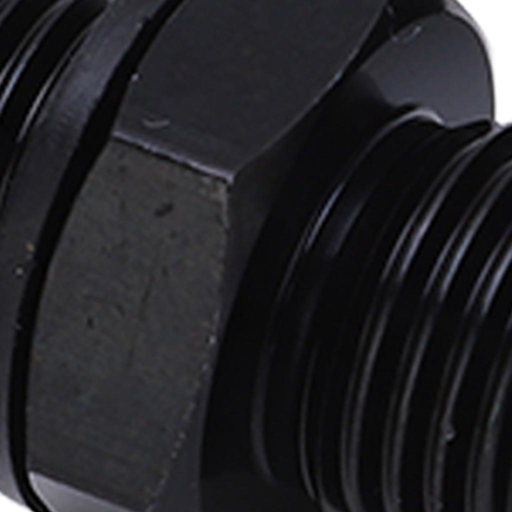 1Pair 6AN‑1Celsius4NPS   Oil Cooler Adapter Fitting Aluminium Alloy Rustproof Black