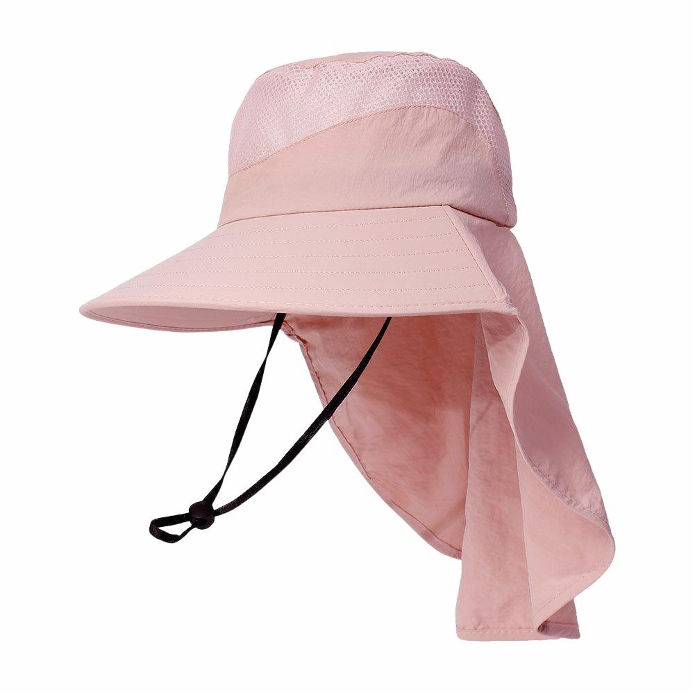 Sun Hats For Men Women Summer Foldable Outdoor Fishing Hat Breathable Wide Brim Bucket Hats With Neck Flap
