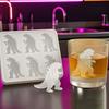 Ice Cube Mold Silicone Dinosaur Shape Ice Shape Non-Stick Food-Grade Oven Safe Ice Mould Kitchen Gadget
