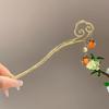 Retro Chinese Style Tassel Hair Clip For Women Hair Stick Pins Flower Handmade Hairpins Charm Jewelry Accessories Hair Ornaments