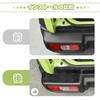 ANTC Rear Bumper Protector for Suzuki Jimny Jimny Sierra Stainless Easy Scratch Set of 1 JB64, JB74, Steel, Installation, Sticker, Resistant, (04
