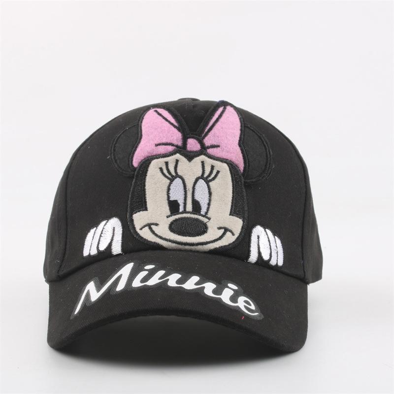 Disney Princess and Mickey Minnie Baseball Cap Sun Protection Breathable Knitted Sun Hat Outdoor Casual Style Crochet Baseball Cap