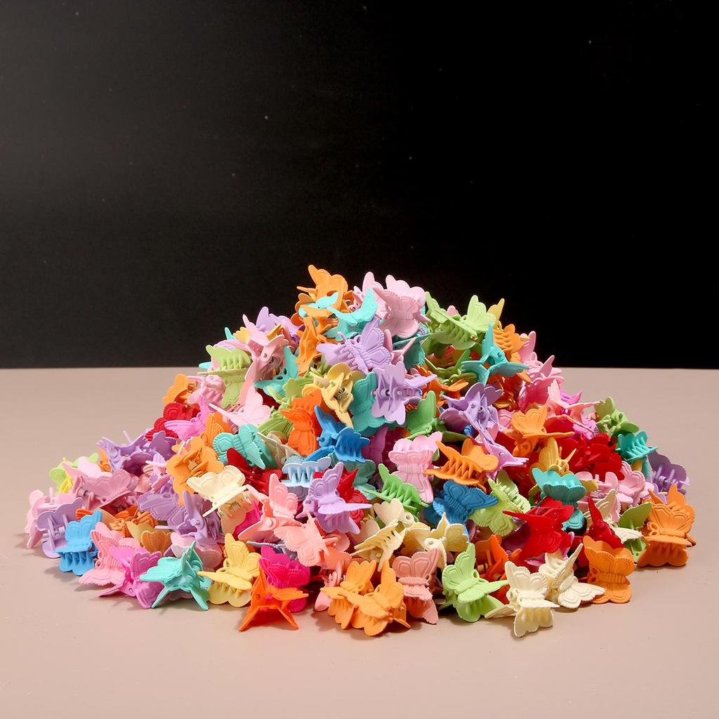 Butterfly Mini Frosted Hair Clips for Braiding and Bangs