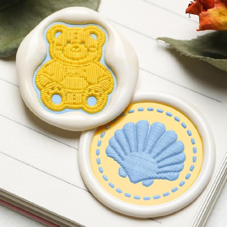 Emboss Wax Seal Stamp Head Removable Sealing Brass Stamp Head for Gift Envelope Invitations Greeting Card Decorations