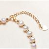 Directly supplied freshwater pearl fish scale spacer beads, simple bracelet, women's seawater shell jewelry