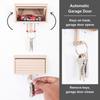 Car Garage Key Holder With Opening Door Fun Garage Keychain Wall Hanging Car Key Holder Easy Installation Wall Decoration