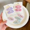 Candy Color Cloud Hair Clip Zinc Zinc Alloy Korean Style Hairpin Gifts Plaid Hair Clip  Daily