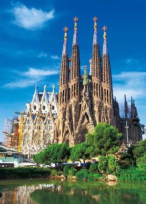 Jigsaw Puzzle Sagrada Familia Cathedral 53 X 38cm 500-Piece Made In Japan