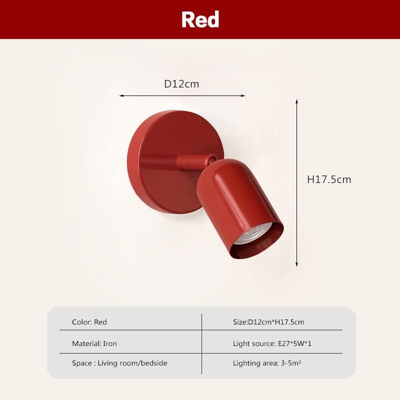 Nordic Wall Lamp Minimalist Macaron Room Decorative Wall Sconce Bedroom Bedside Study Entryway Hallway Aisle Indoor Decor Lights