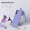 Coque de protection - BOOLING - pour iPhone 16 - Silicone Liquide Doux - Ultra Slim - Antichoc Violet
