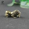 Retro Copper Lion Figurines Miniature Desktop Decoration Ornament Brass The King of Grassland Animal Statue Home Decor Accessory