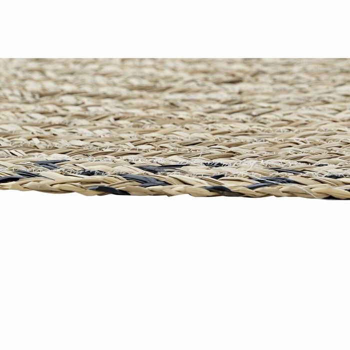 Tapis - DKD Home Decor - Naturel Polyester - Bicolore - 140x140 cm