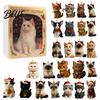 Cat Themed Countdown Day with Calendar for Christmas Advent Gift Box Lovers 24 Holiday Room