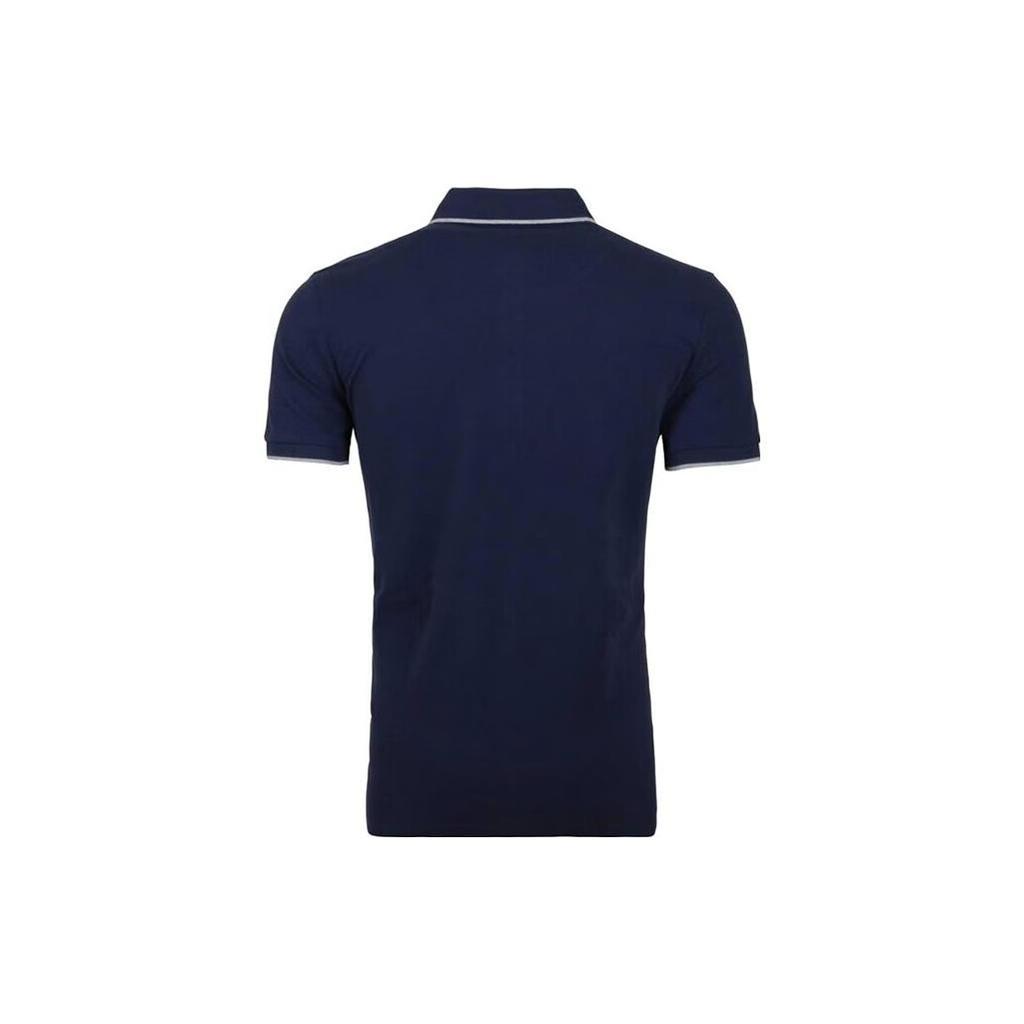 Hugo Boss Polo Shirts Men's Dark Blue Polo Collar Moderate Straight Fit FIRENZE49-50285339-404