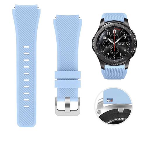 22mm 20mm Strap for Samsung Galaxy Watch 6 47MM Gear S3 Classic Frontier amazfit bip Bracelet Silicone Band for Huawei Watch gt