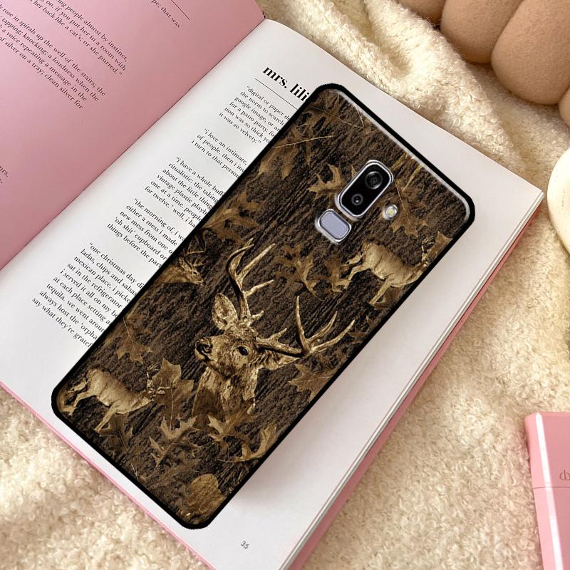 

Deer Hunting Camo Cover For Samsung Galaxy J8 A6 A7 A8 A9 2018 J4 J6 Plus J3 J5 J7 2016 A3 A5 2017 Back Case J7 2016 - J710