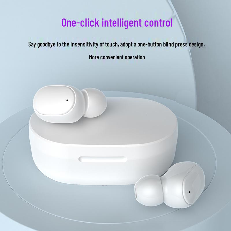 Mini Bluetooth Wireless Noise-Cancelling Earbuds for Men and Women