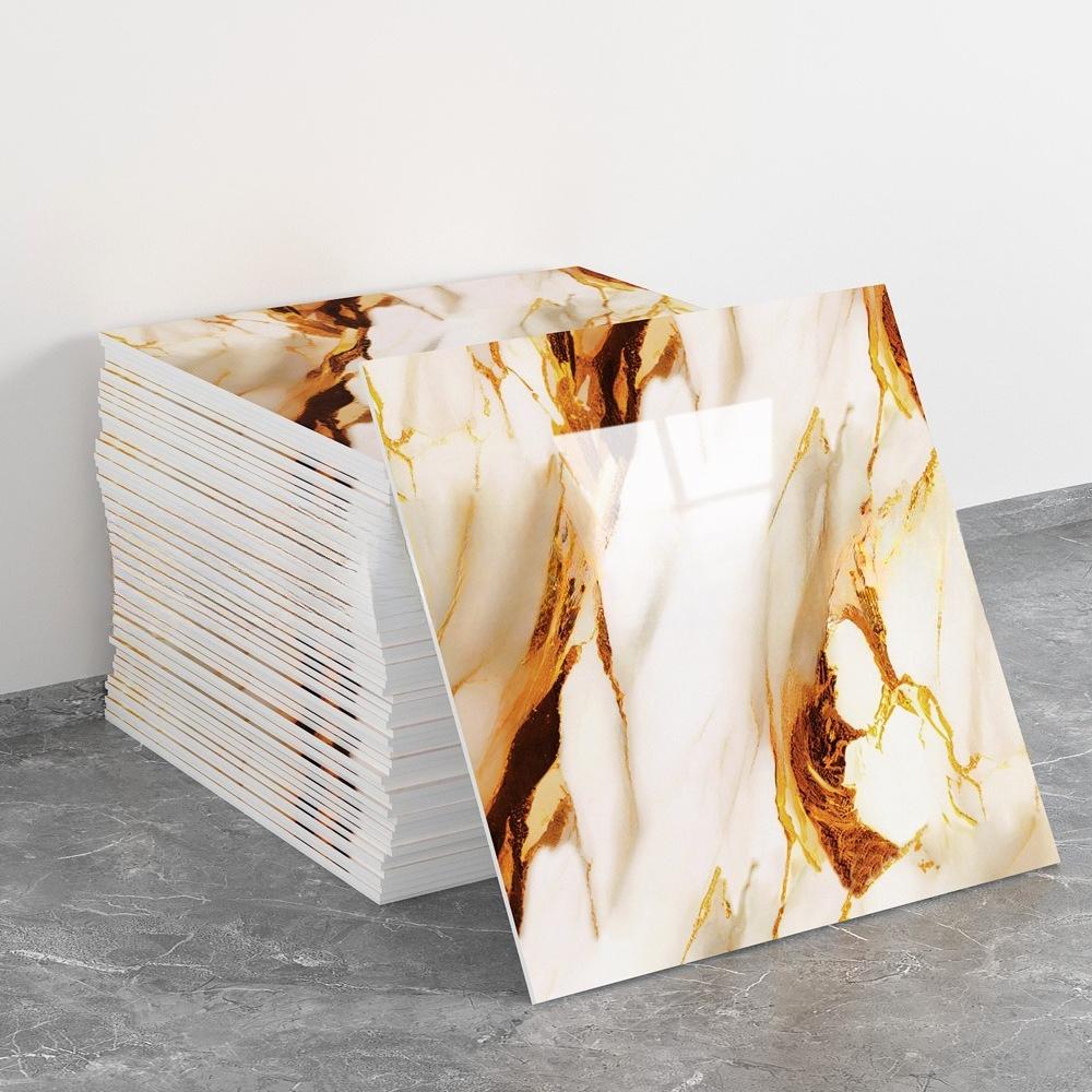 

Самоклеящаяся мраморная настенная плитка, смешанные цвета, подходит для современной отделки, декоративная плитка, модные узоры плитки, ПВХ напольная плитка 30pcs