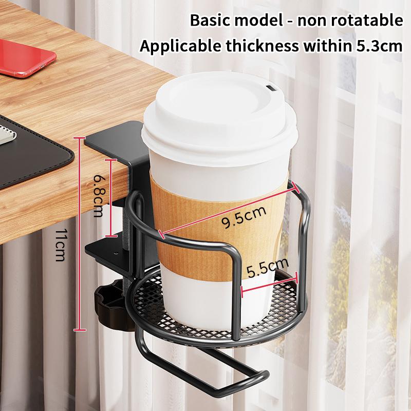 

Office Desk-Attachable Headphone Stand, Backpack Holder, Cup Clip Storage Rack