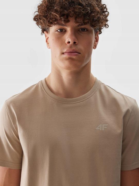 4F T-Shirt Męski Koszulka Sportowa Basic