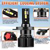 H4 High Low Beam TOP Best LED Auto Bulbs Canbus Led Headlight CSP 3570 Chips 6000K Car Headlight High Lumen 30000LM 12V Bulbs
