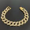Bracelet Hip Hop Dominance 15mm Cuban Bracelet Men's High End Sensation Handmade