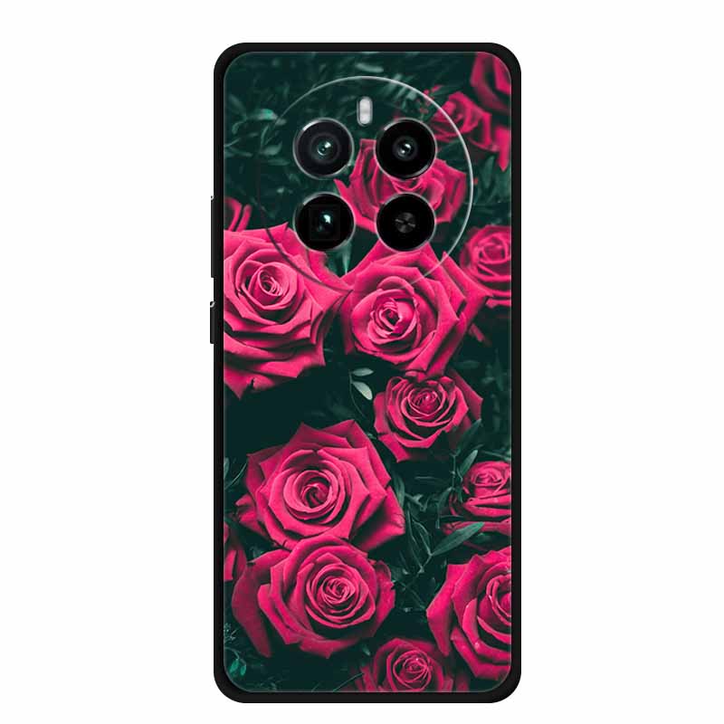 For Realme 12 4G Back Cover Case 6.67" Fashion Marble Black Silicone Soft Phone Case For Realme 13 4G 12 Pro Plus Case Realme12