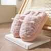 Silent Cotton Slippers Women's Autumn and Winter New Indoor Home Non-slip Warm Plush Slippers Men's Winter