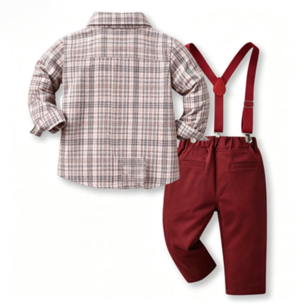Toddler Boy's Birthday Outfit Set Korean Dress Suit for 1 Year Old Baby Boy