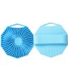 Polygon Silicone Bath Brushes Storage Hanging Drainage Body Exfoliating Skin Scrubber Easy To Clean