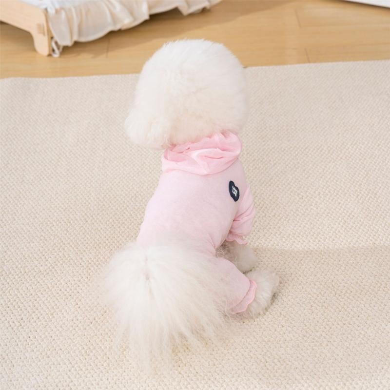 Dog Cats Sunscreens Jumpsuits Light Weight Comfortable Regulable Pet Bodysuits Cool Feeling for Travel Hiking Camping