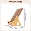 Vertical Cat Scratcher with Bell Ball Space Saving Kitten Scratching Board Cardboard for