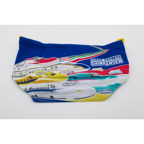 OSK (OSK) Shinkansen Drawstring Lunch Bag, Made in Japan, Stylish, Cute, Simple, Easy to Use, Easy to Access, Unisex, Kids, Students, KB-1