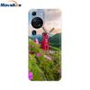 For Huawei P60 Pro Case Cute Heart Cartoon Painted Silicone Clear TPU Back Cover For Huawei P 60 P60 2023 P60Pro Phone Cases