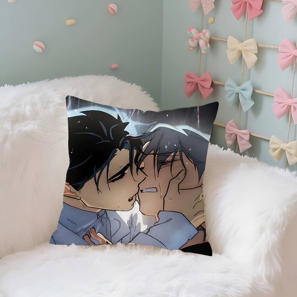 

Cute Love Mizi And Sua Customizable Square Pillowcases Stylish And Soft Perfect For Beds Cars And Sofas 40x40 cm