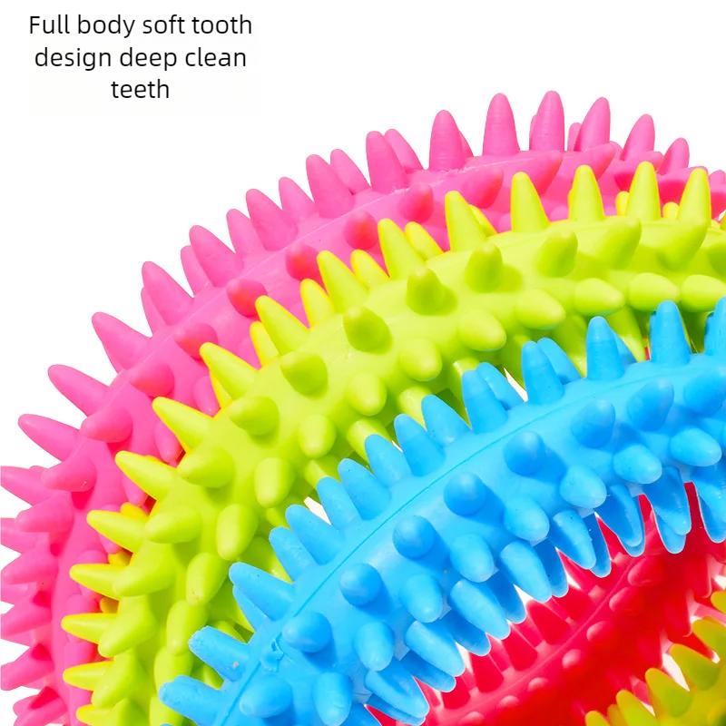 Zabawka do żucia dla zwierząt domowych Miękka guma Odporna na gryzienie Kształt kości Zabawki do żucia do szlifowania zębów dla małych psów Trening Artykuły dla zwierząt