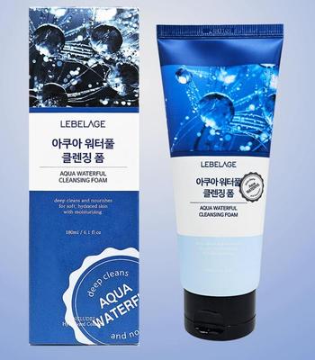 Made In Korea · Aqua Waterful Cleansing Foam – Gentle Hydrating Foam Cleanser for Fresh & Moist Skin