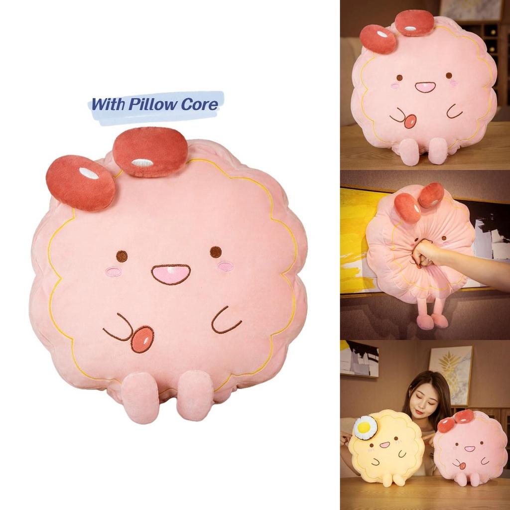 High-quality Mooncake Plush Toy Pillow For Mid-autumn Festival Soft And Filling 38cm
