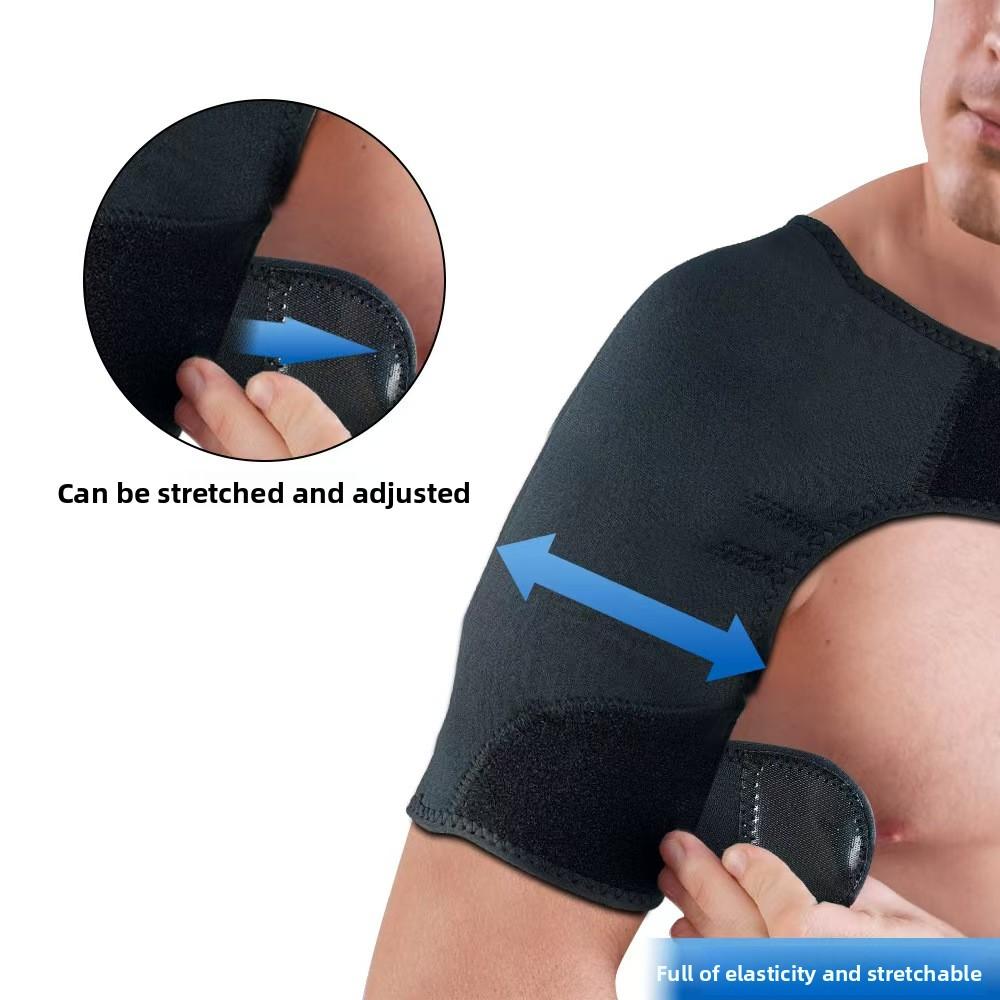 Verstellbare Neopren-Orthese Schulterbandage Bandage Therapie Rücken Schulter Stützgürtel für Schulter Rehabilitation Schmerz Verletzung